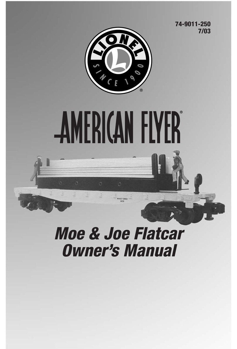 Lionel American Flyer Moe & Joe Flatcar User manual