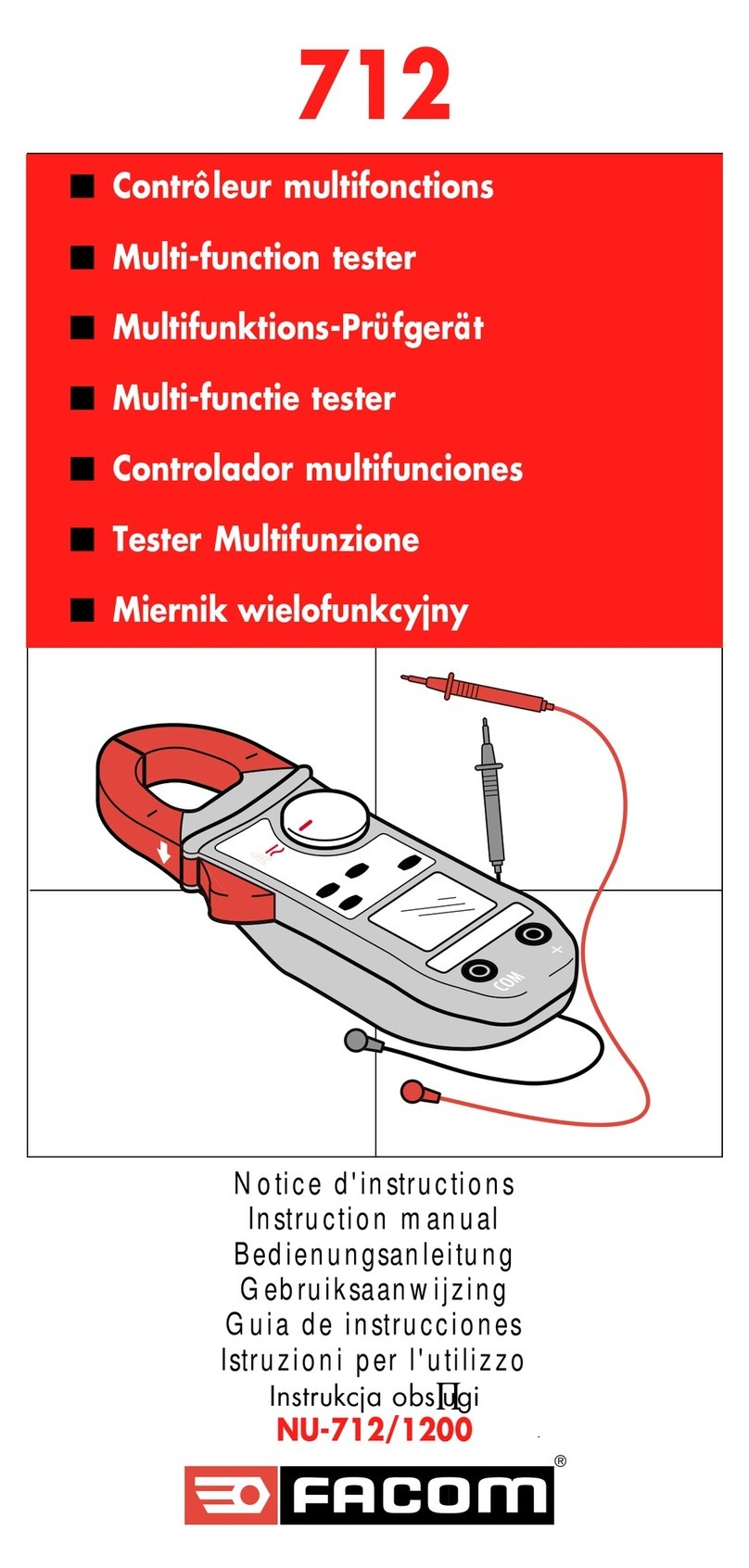 Facom 712 instruction manual