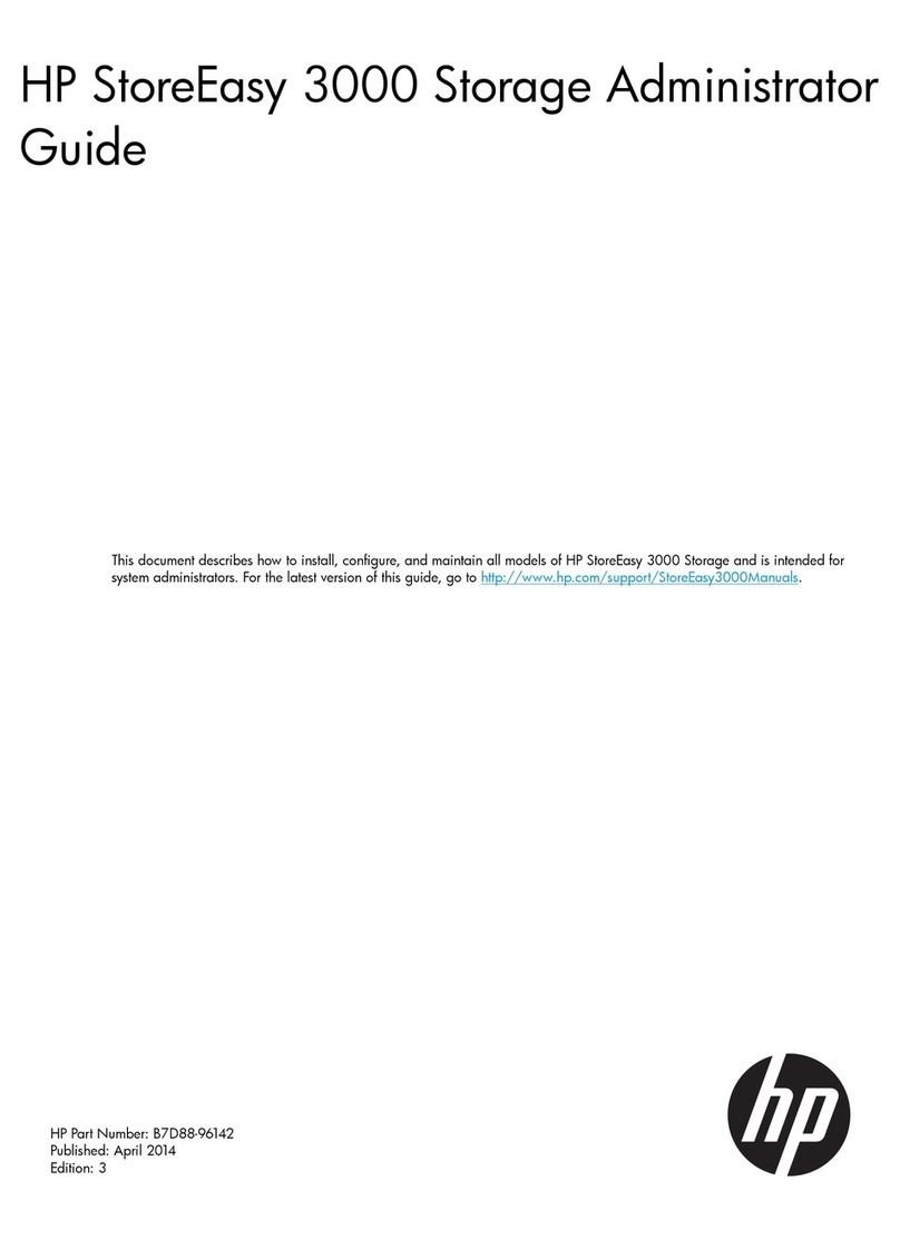 HP StoreEasy 3000 Service manual
