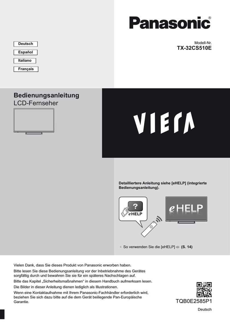 Panasonic tx-32cs510e User manual Panasonic tx-32cs510e User manual