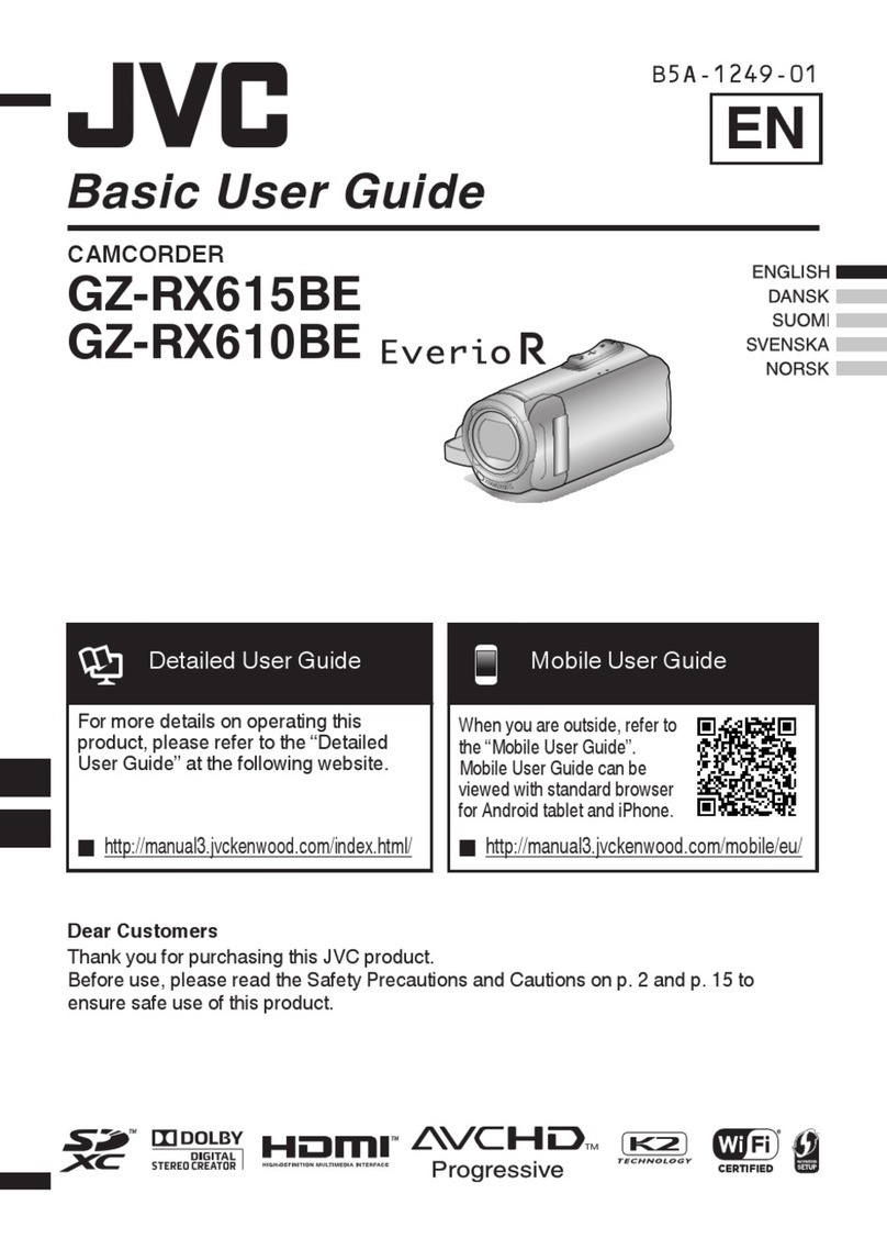 JVC GZ-RX615BE Operating and maintenance manual JVC GZ-RX615BE Operating and maintenance manual