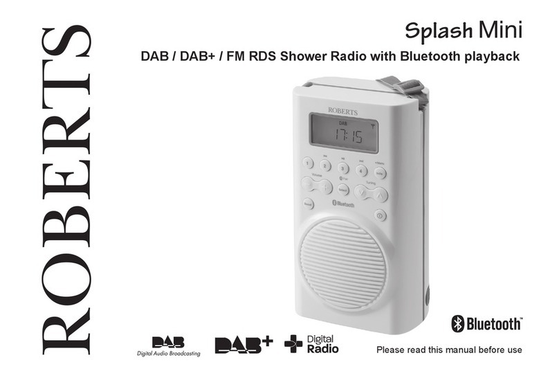 Roberts SPLASH MINI User manual