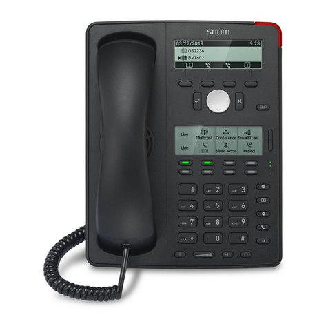 Snom d745 User manual