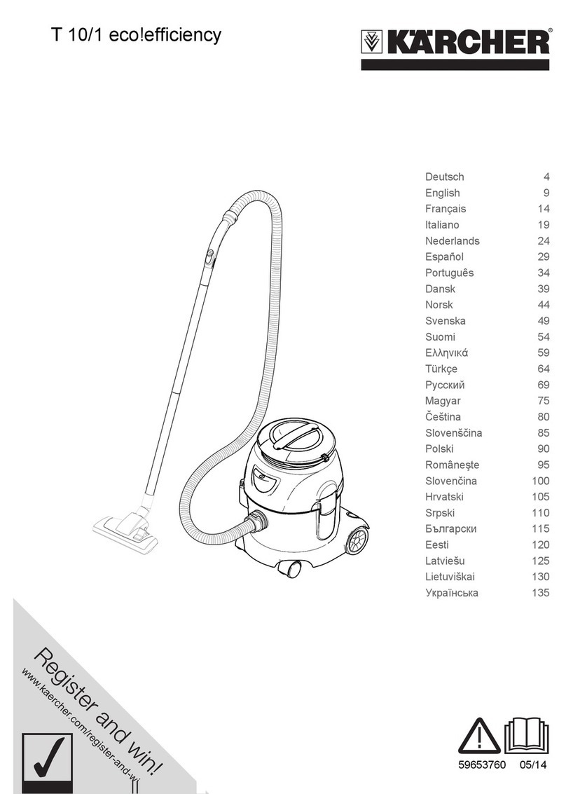 Kärcher T 10/1 eco!efficiency Operator's manual