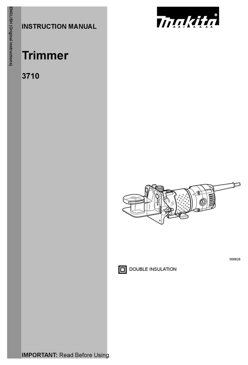 Makita 3710 instruction manual