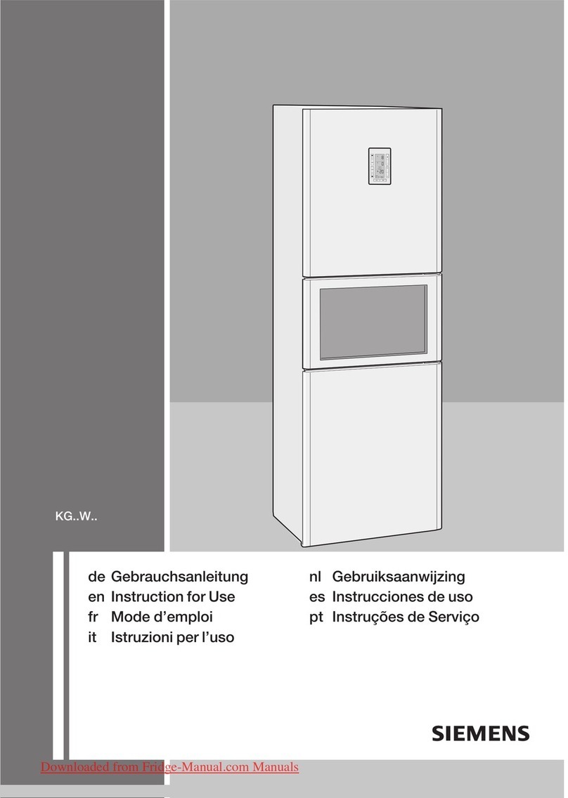 Siemens KG..W SERIES Instructions for use