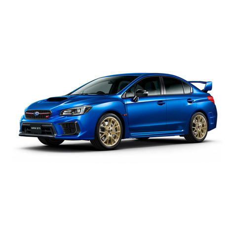 Subaru Impreza WRX 2012 Quick reference guide