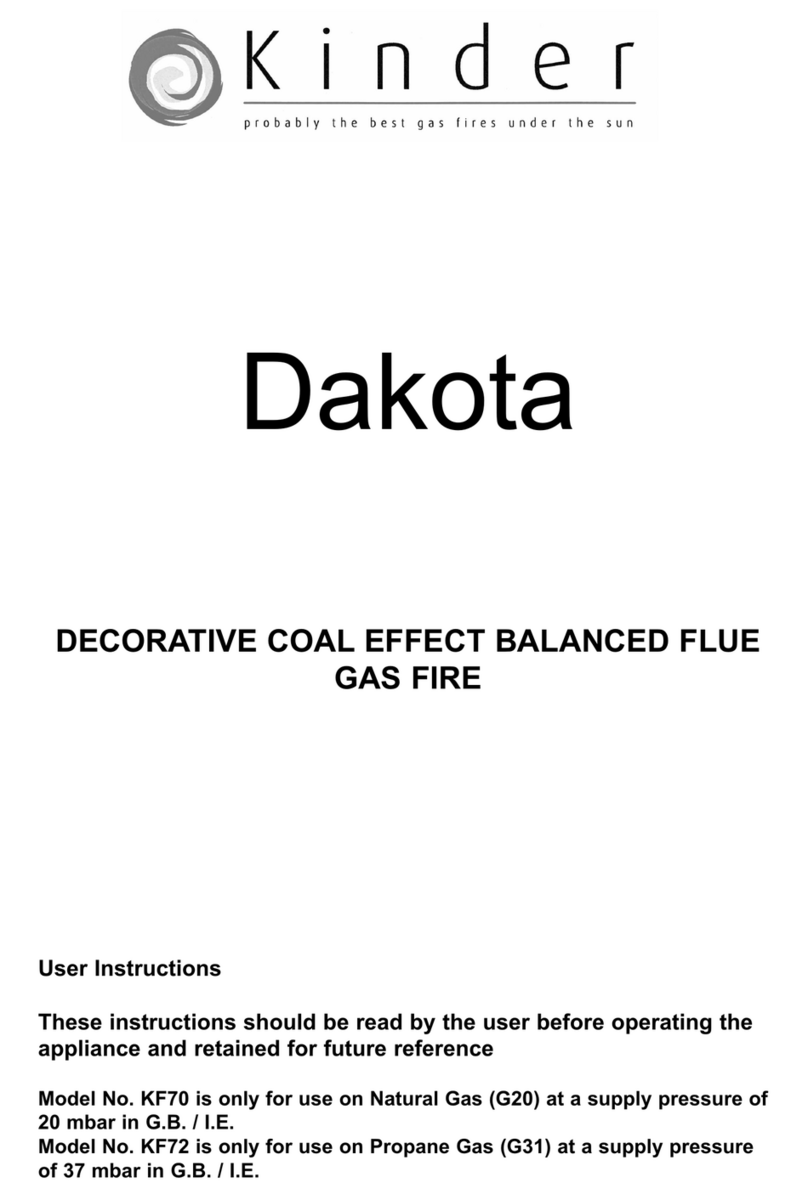 Kinder DAKOTA KF72 User instructions Kinder DAKOTA KF72 User instructions