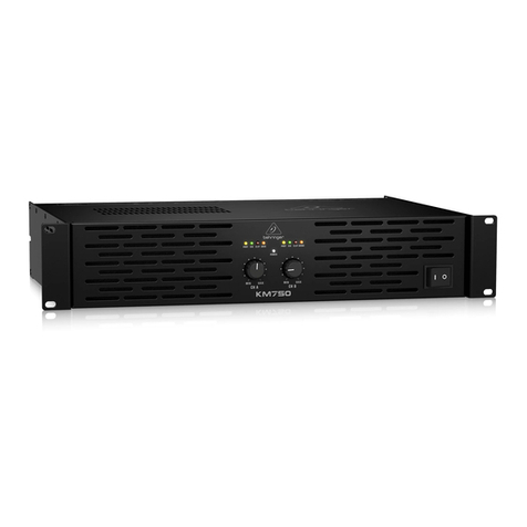 Behringer KM1700 User manual