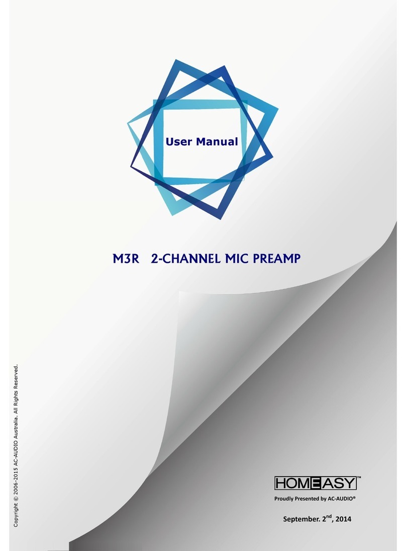 Home Easy M3R user manual