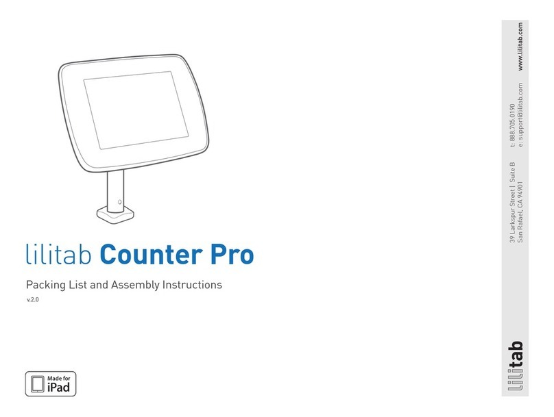 lilitab Counter Pro Assembly instructions