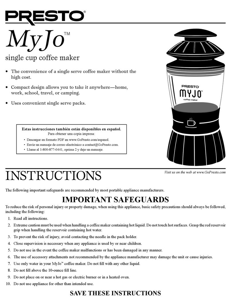 Presto MyJo instructions