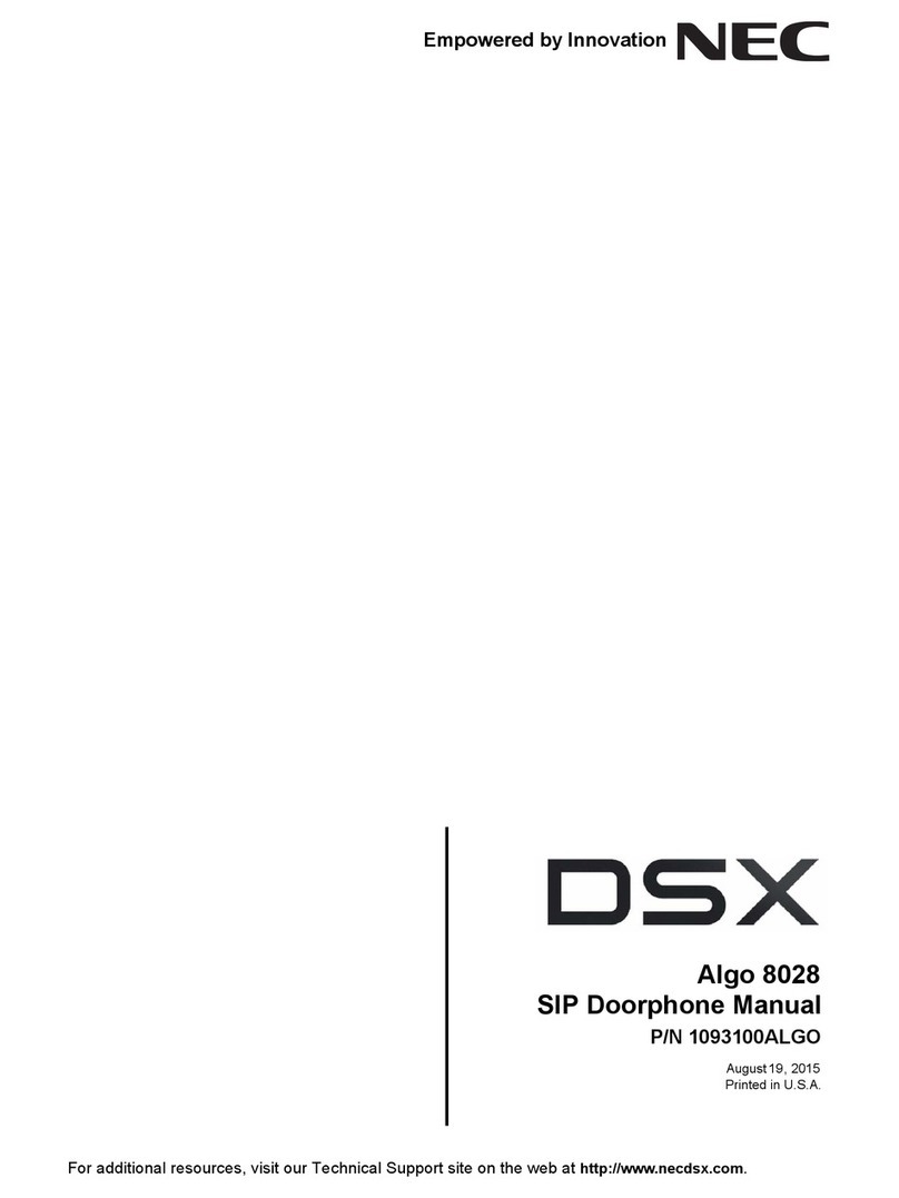 DSX Access System, Inc. algo 8028 manual
