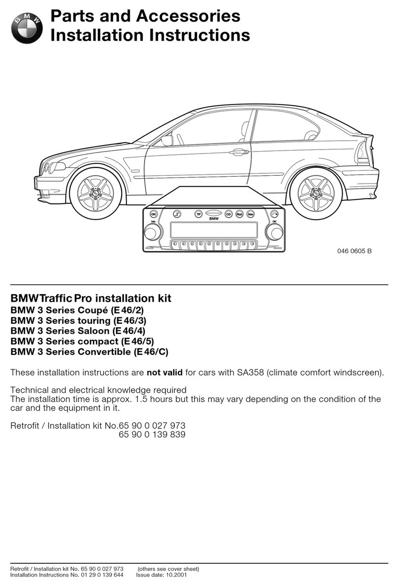 BMW Traffic Pro installation instructions