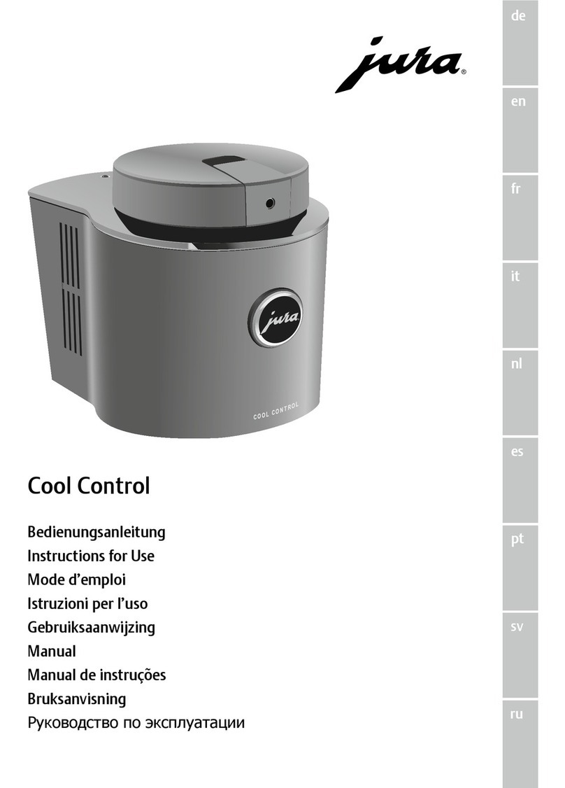 Jura cool control Instructions for use