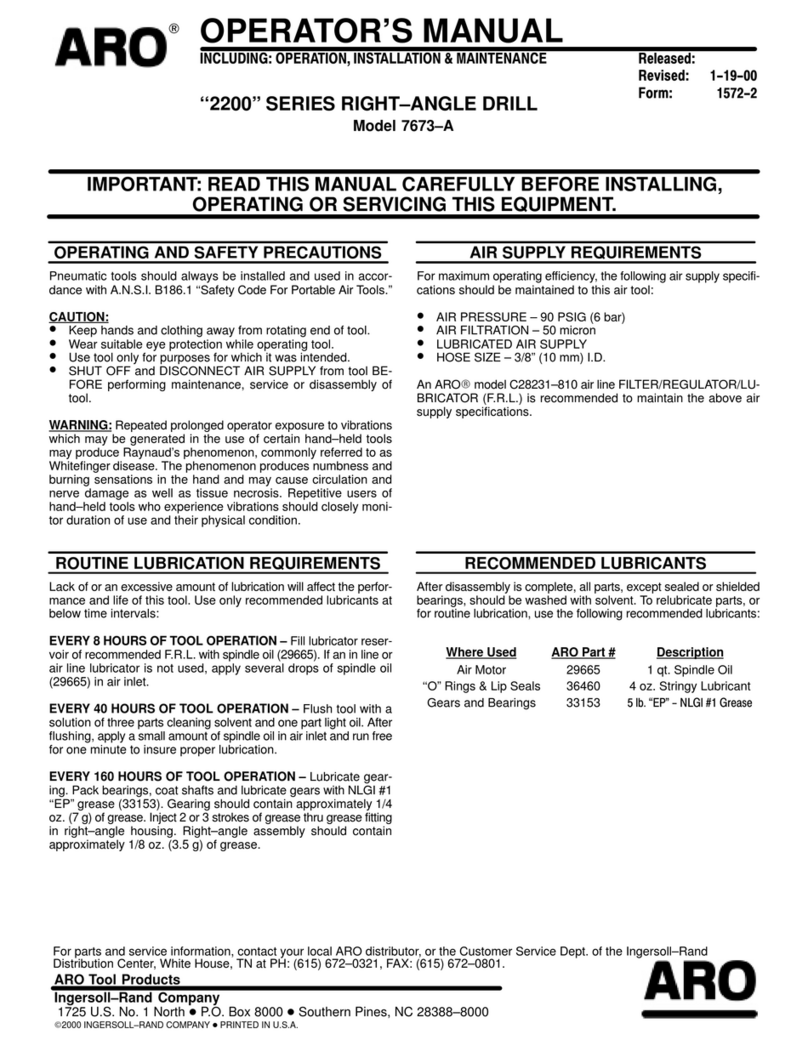 ARO 7673–A User manual