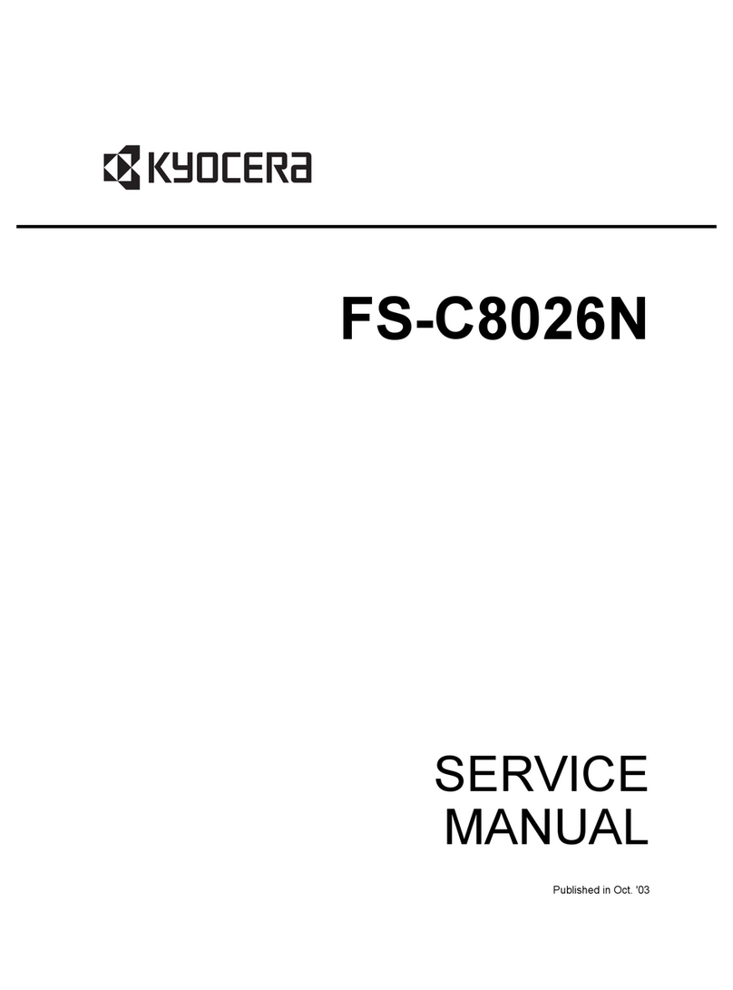 Kyocera FS-C8026N Assembly instructions