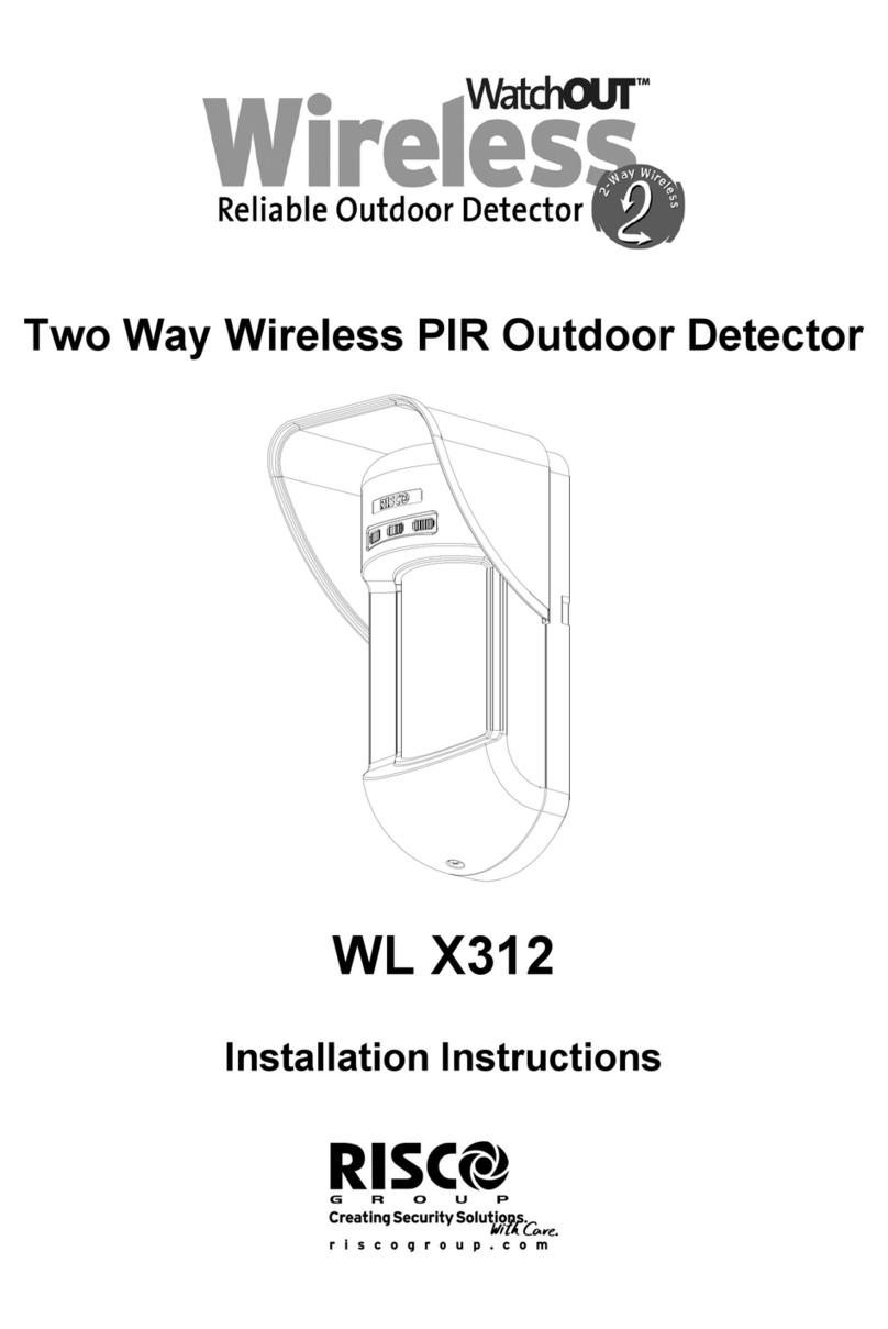 Risco WL X312 installation instructions