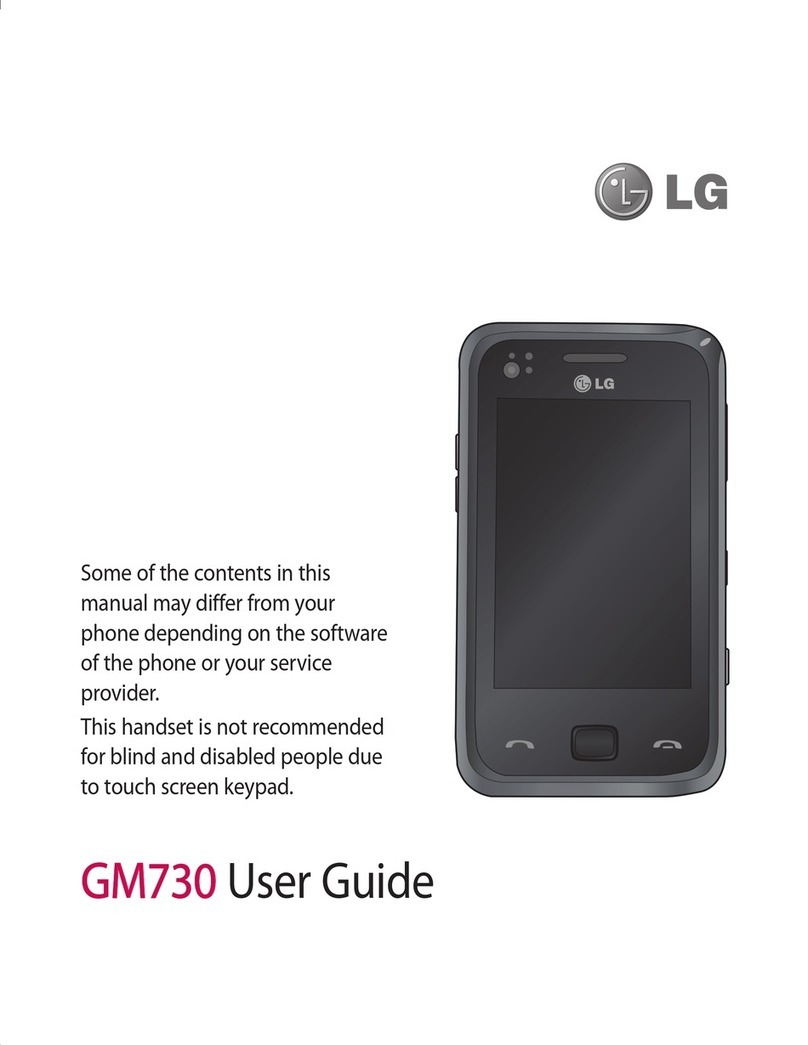 LG GM730 User manual
