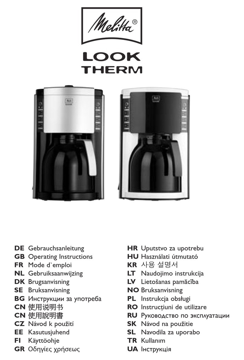 Melitta LOOK THERM operating instructions