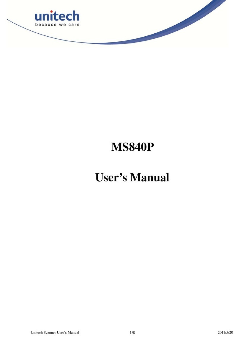 Unitech MS840P User manual