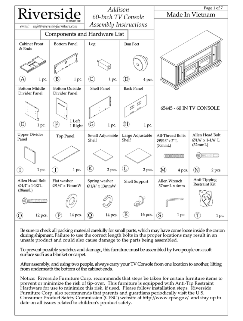 Riverside Addison User manual Riverside Addison User manual