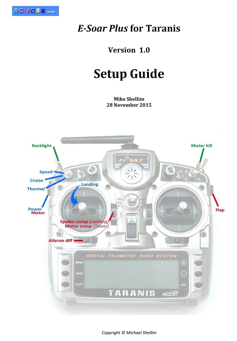taranis e-soar plus Setup guide