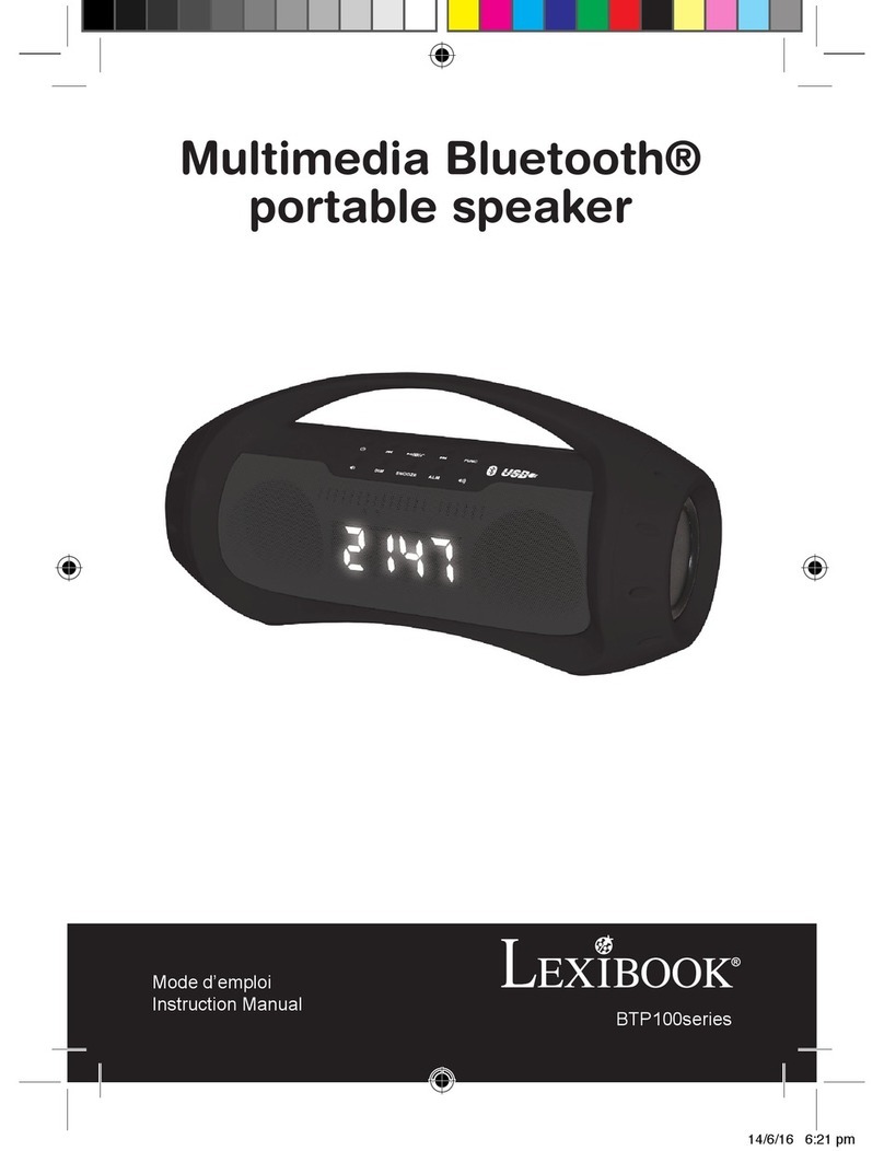 LEXIBOOK BTP100 Series User manual