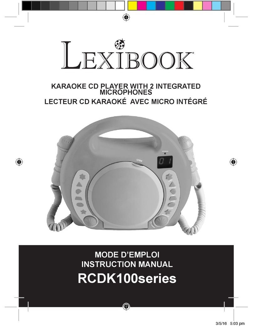LEXIBOOK RCDK100 Series User manual