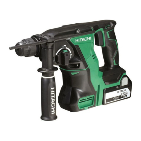 Hitachi DH 18DBL User manual
