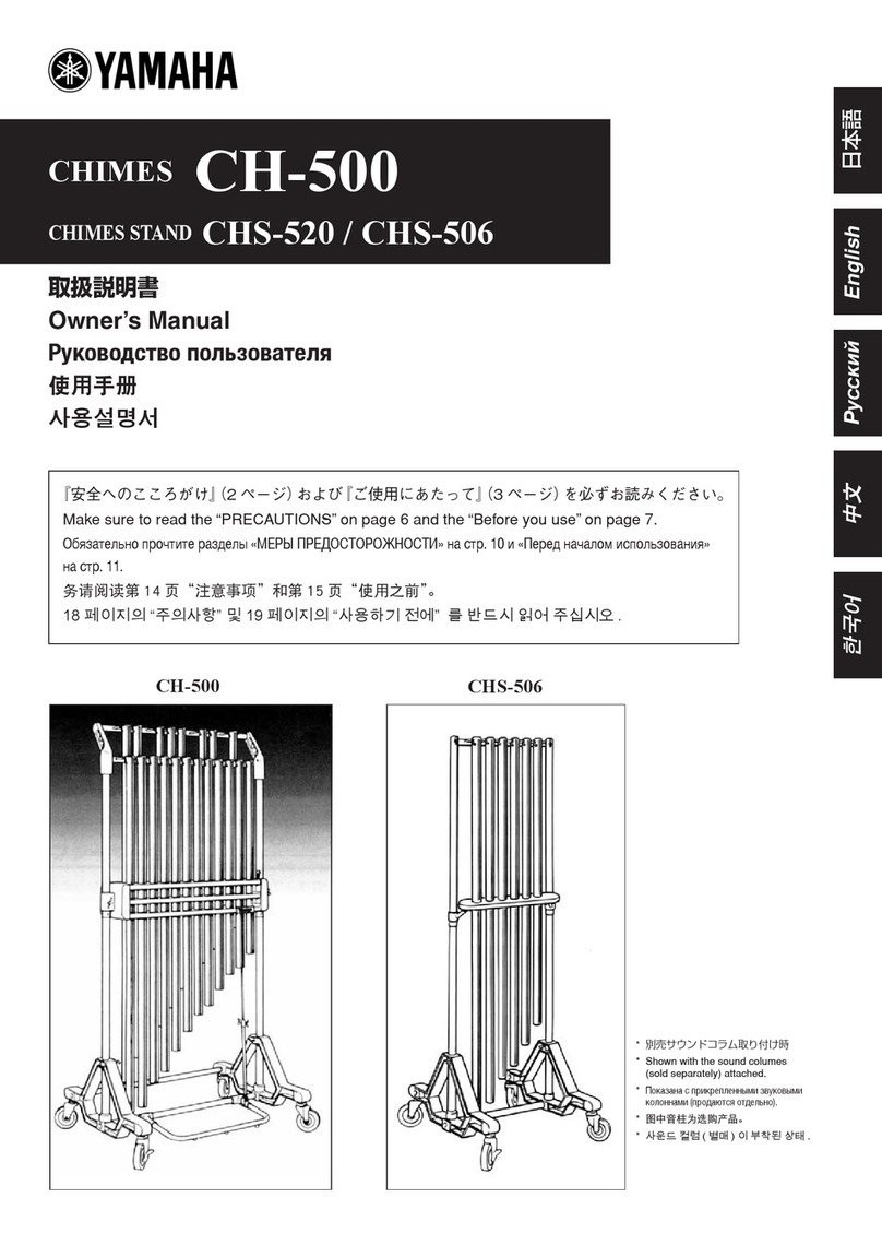 Yamaha CHS-506 owner's manual