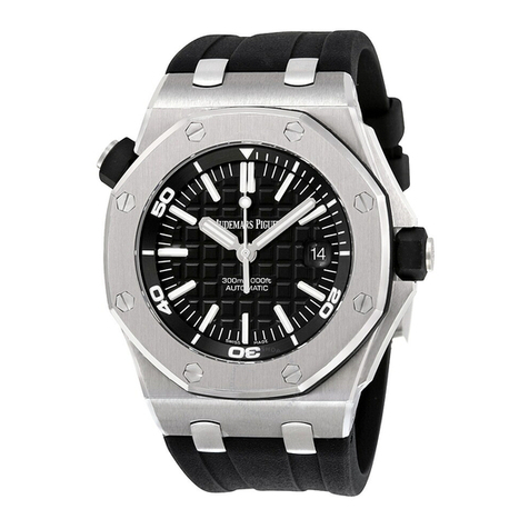 Audemars Piguet ROYAL OAK OFFSHORE DIVER User manual Audemars Piguet ROYAL OAK OFFSHORE DIVER User manual