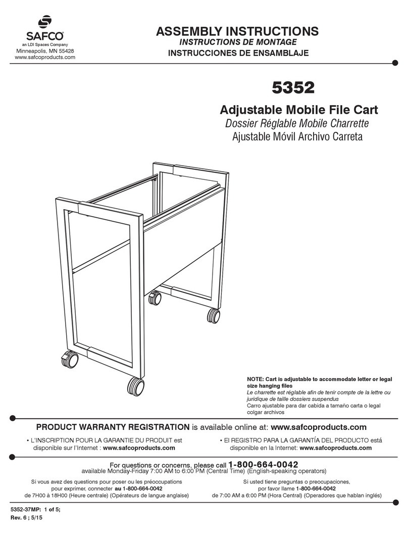 Safco 5352 User manual