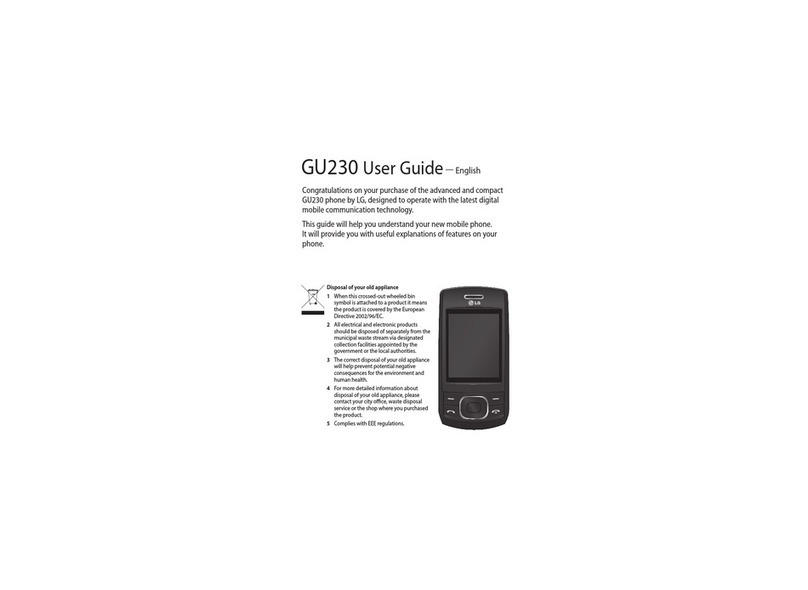 LG GU230 User manual