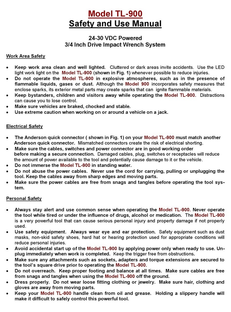 DC Matic TL-900 user manual