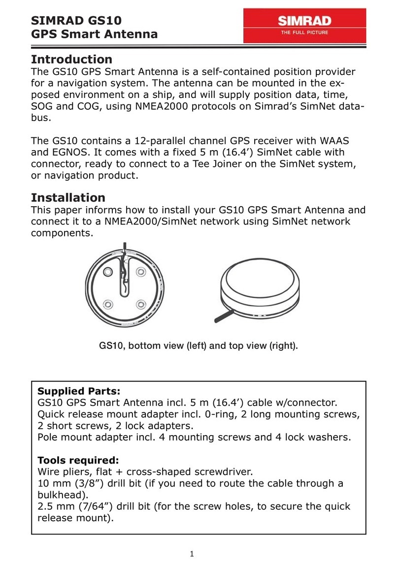 Simrad GS10 instruction manual