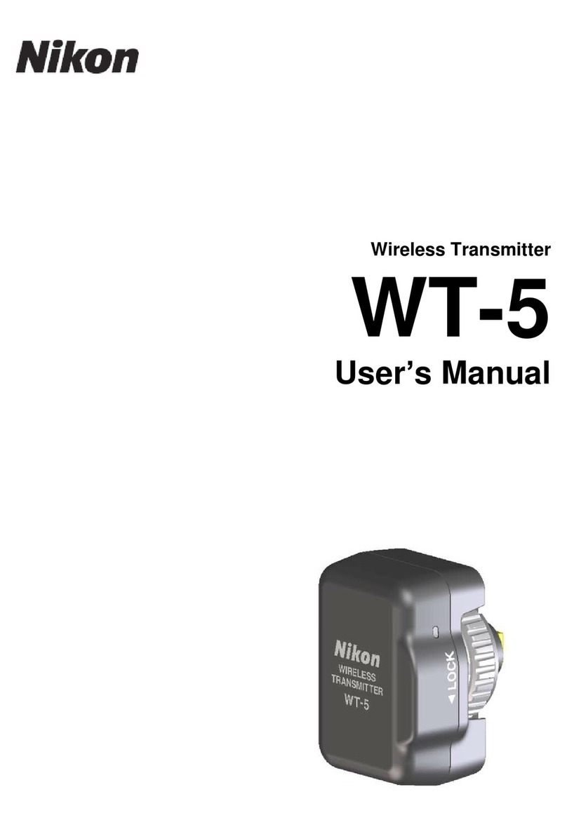Nikon WT-5 User manual Nikon WT-5 User manual