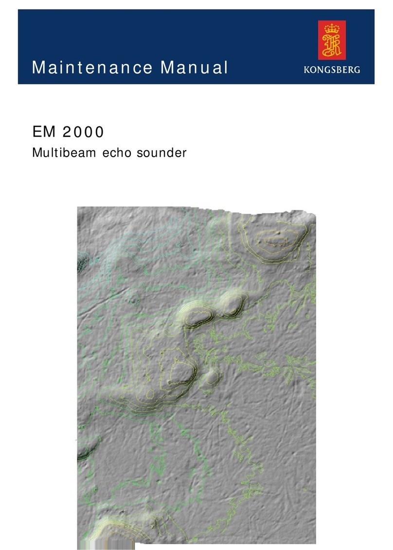 Kongsberg EM 2000 User manual