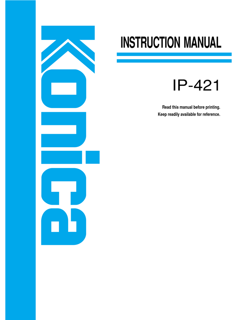 Konica Minolta IP-421 User manual