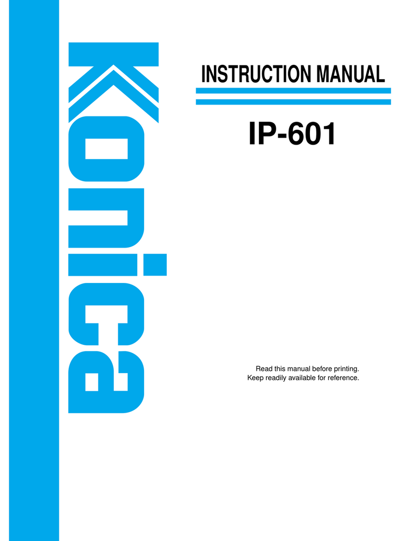 Konica Minolta IP-601 instruction manual