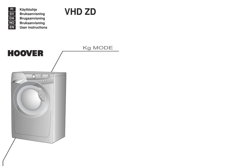 Hoover VHD ZD User manual