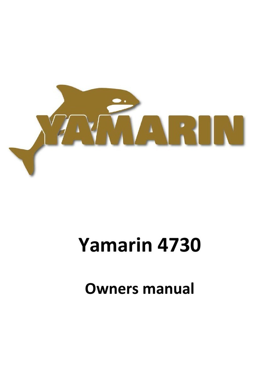 YAMARIN 4730 owner's manual