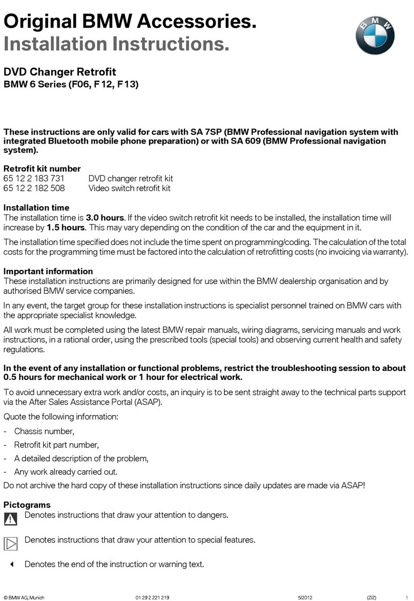 BMW 65 12 2 182 508 installation instructions