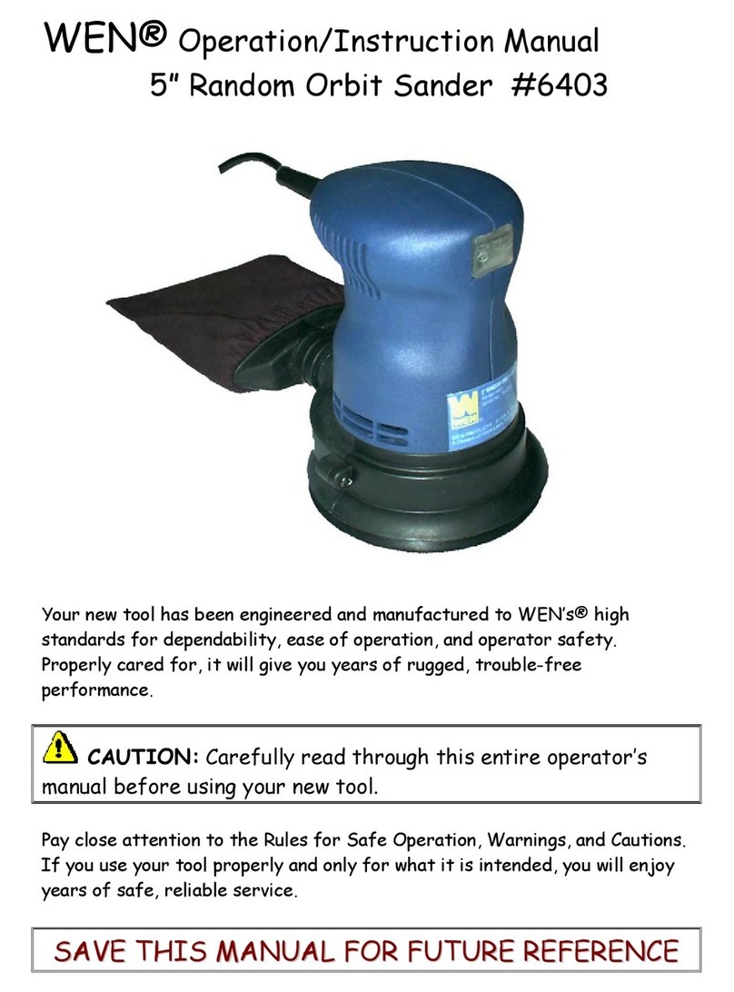 Wen 6403 Operation and instruction manual