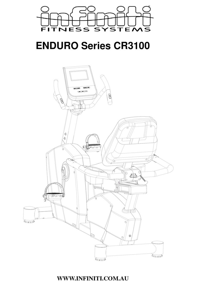 INFINITI FITNESS ENDURO Series CR3100 Assembly manual INFINITI FITNESS ENDURO Series CR3100 Assembly manual
