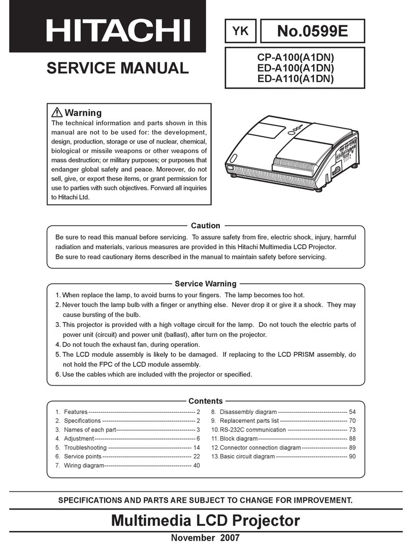 Hitachi ED-A110A1DN User manual