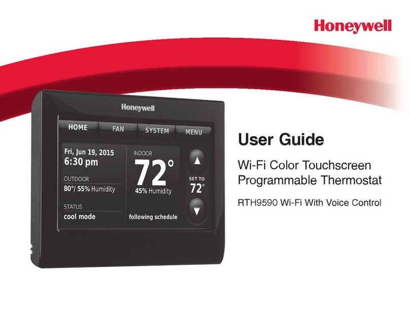 Honeywell RTH9590 user guide