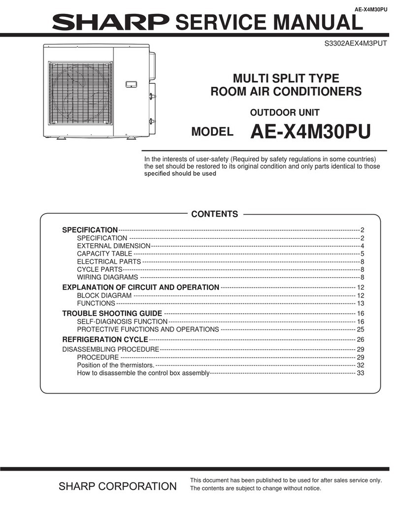 Sharp AE-X4M30PU User manual
