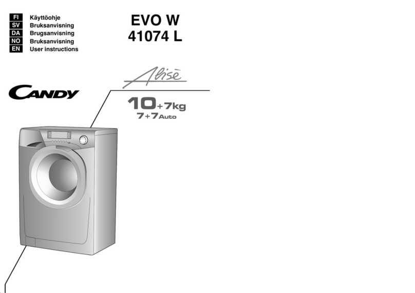 Candy EVO W 41074 L User instructions