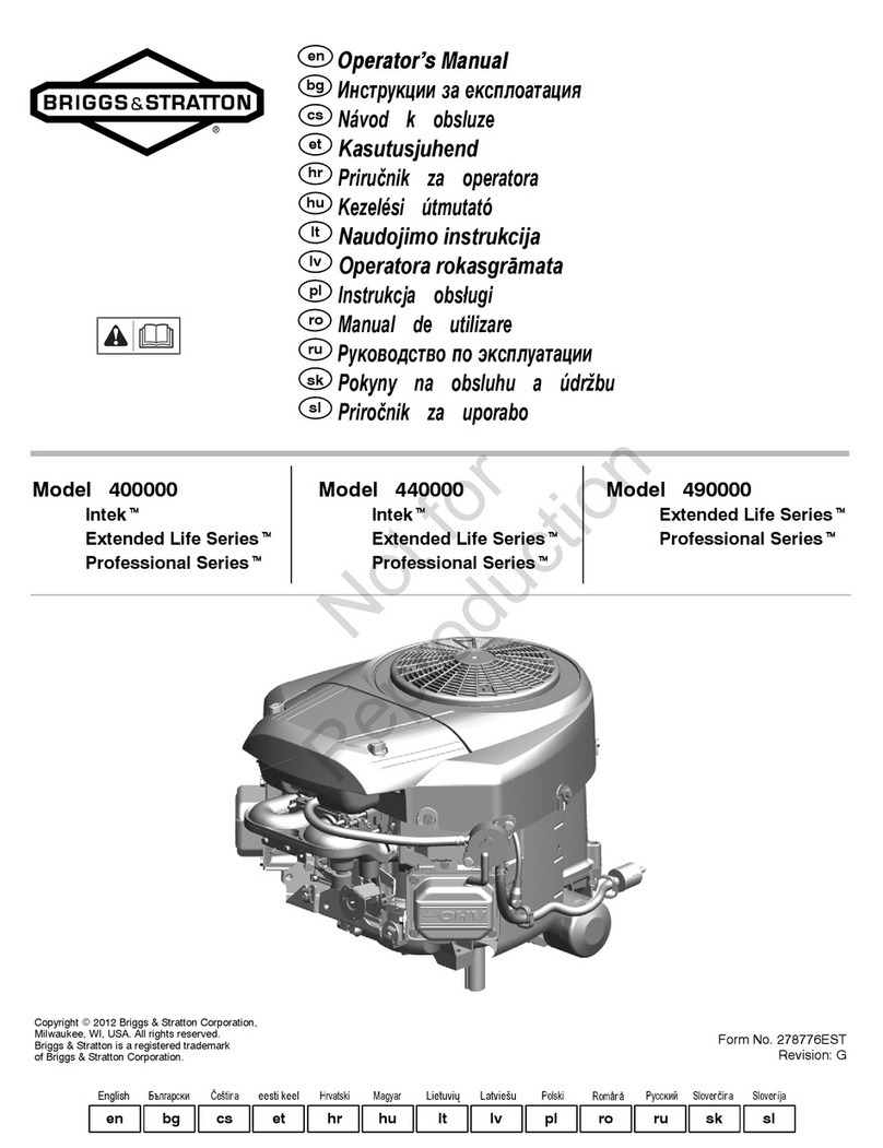 Briggs & Stratton 440000 Professional Series User manual